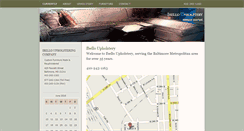 Desktop Screenshot of ibelloupholstery.com